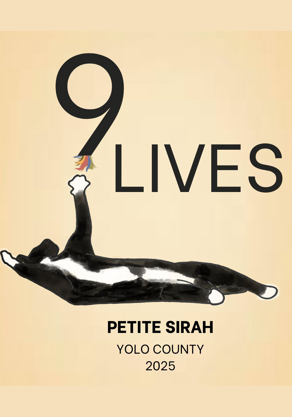 9 Lives Petite Sirah bottle