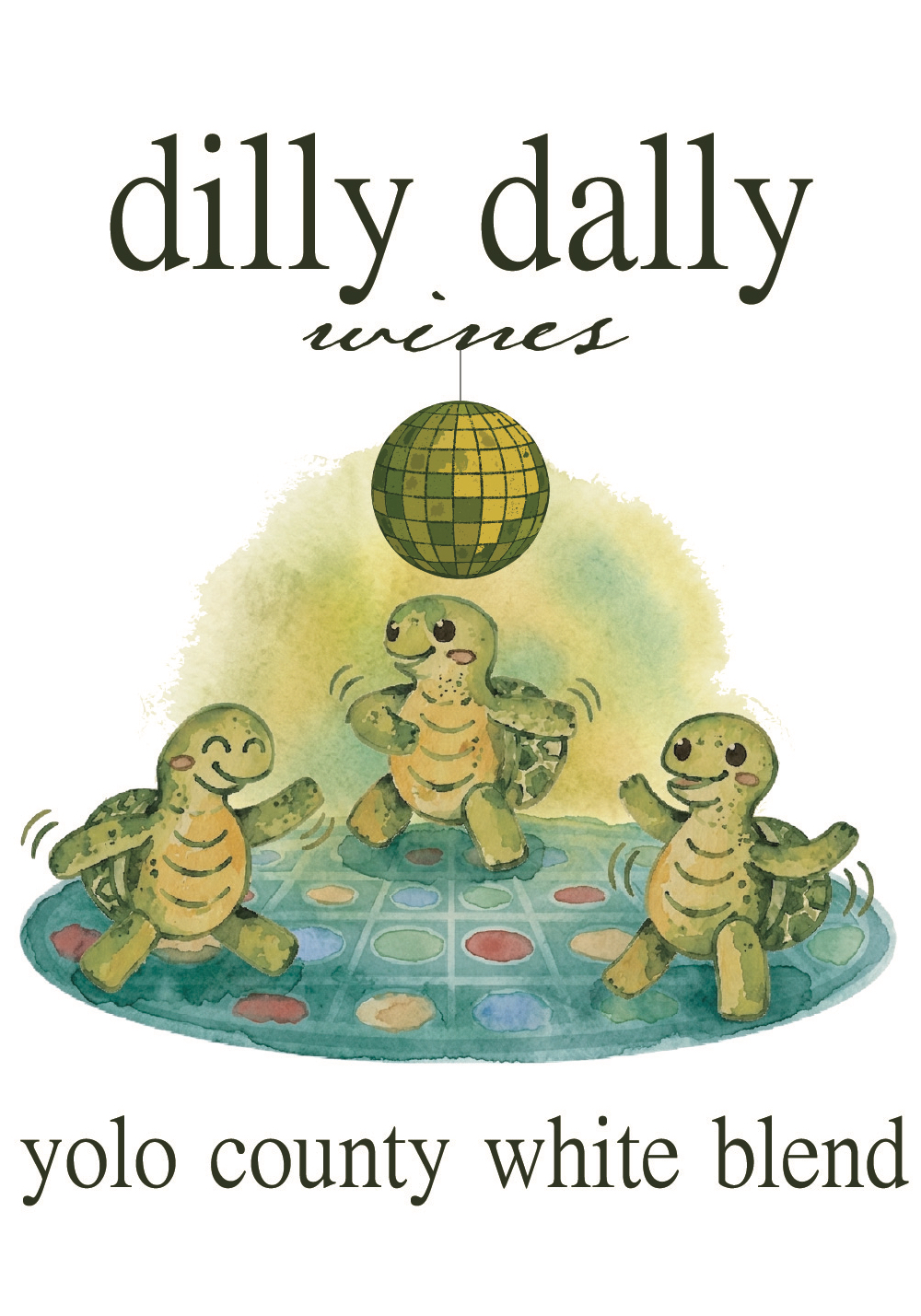 Dilly Dally White Blend bottle