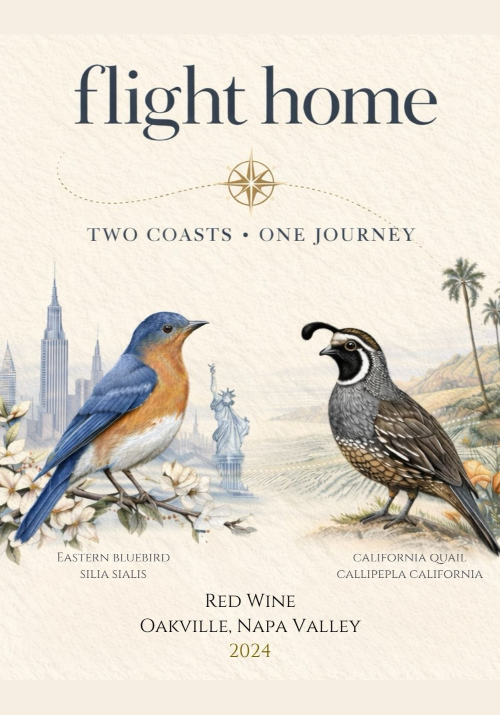 Flight Home Red Wine bottle